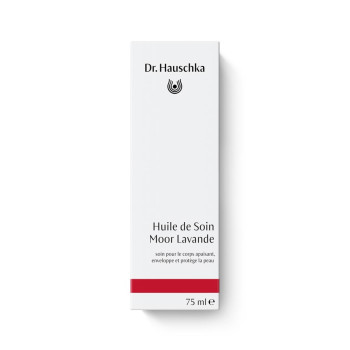 Huile de Soin Moor Lavande Dr.&nbsp;Hauschka : huile apaisante pour le corps, enveloppe et protège la peau
