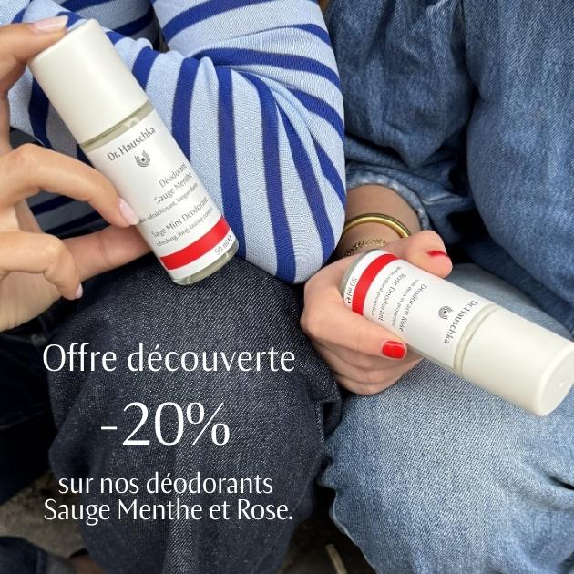 Offre découverte -20% sur les déodorants 