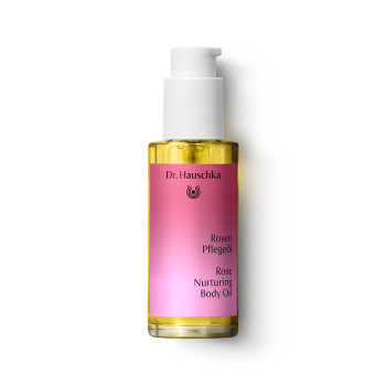 Huile de Soin Rose Dr. Hauschka : huile de rose harmonisante pour une peau douce