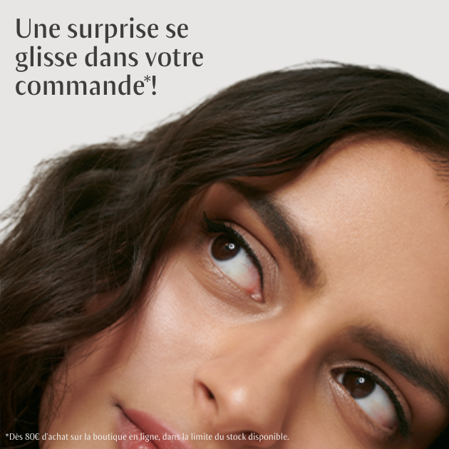 Une surprise s'invite dans votre commande dès 80€ d'achat.